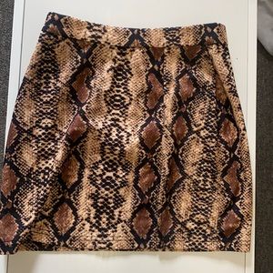 Snake skin skirt